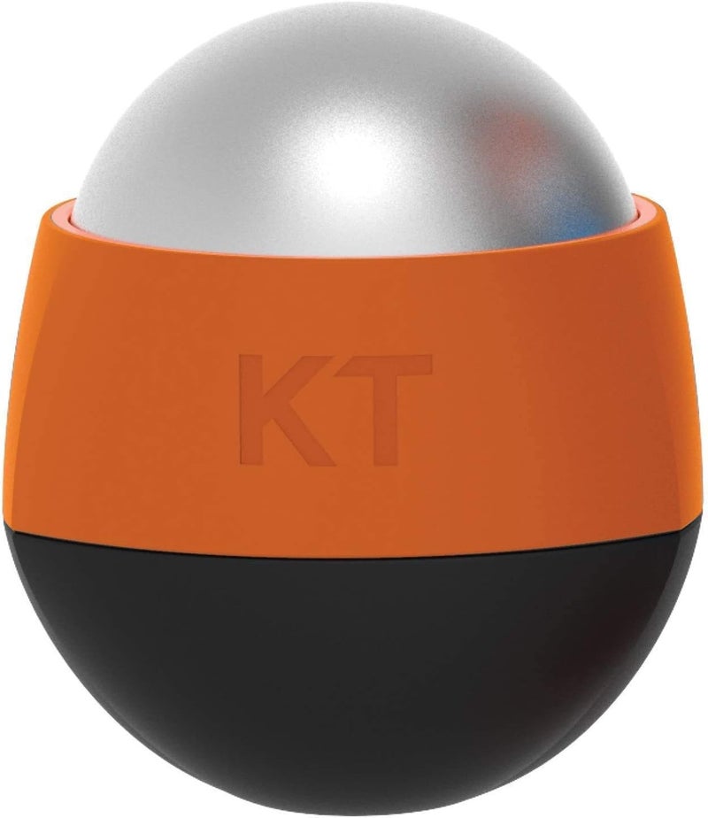 KT TAPE كرة تدليك علاجية بالثلج/الحرارة من KT Health لتخفيف آلام العضلات والتوتر، أسود/برتقالي - Image 2